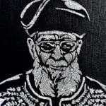 Portrait Rav Ovadia Yossef - Chalom - Argent